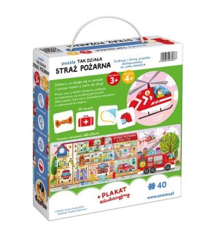 Puzzle Tak działa Straż pożarna CzuCzu