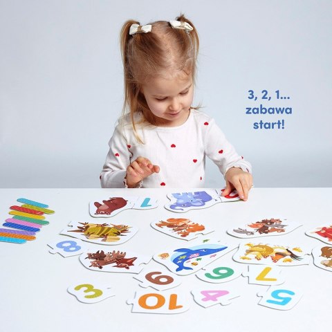 Puzzle do pary - Cyferki CzuCzu Puzzle do pary - Cyferki CzuCzu