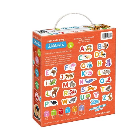 Puzzle do pary - Literki CzuCzu Puzzle do pary - Literki CzuCzu