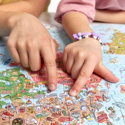 Puzzle odkrywcy - Mapa świata 300 elementów CzuCzu Puzzle odkrywcy - Mapa świata 300 elementów CzuCzu