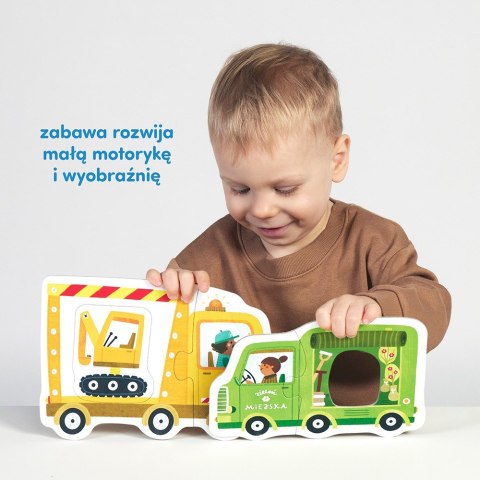Układanka Pierwsze puzzle - Pojazdy CzuCzu
