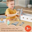 Drewniana skrzynka z narzędziami Fisher Price