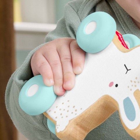 Drewniany króliczek na kółkach Fisher Price Drewniany króliczek na kółkach Fisher Price