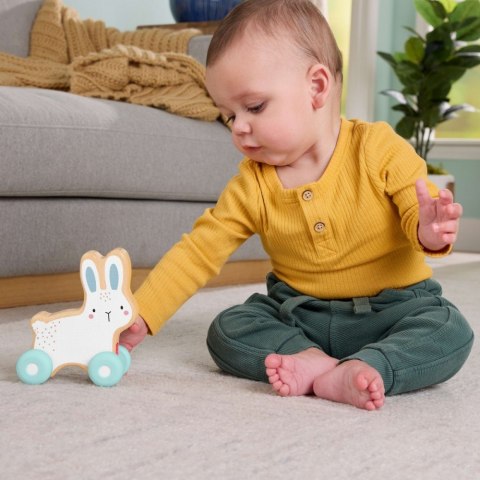 Drewniany króliczek na kółkach Fisher Price Drewniany króliczek na kółkach Fisher Price
