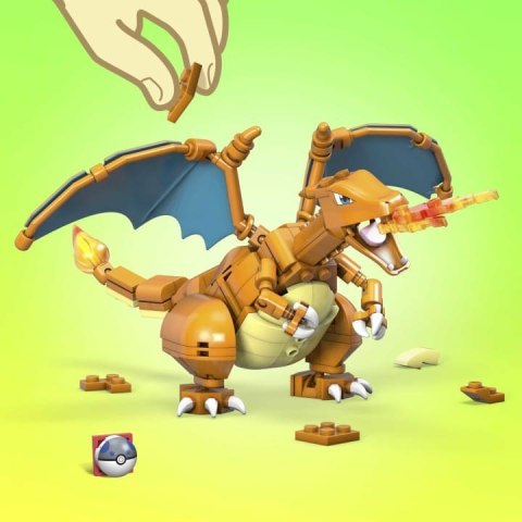 Klocki Mega Charizard Pokemon do zbudowania GWY77 Mega Bloks Klocki Mega Charizard Pokemon do zbudowania GWY77 Mega Bloks