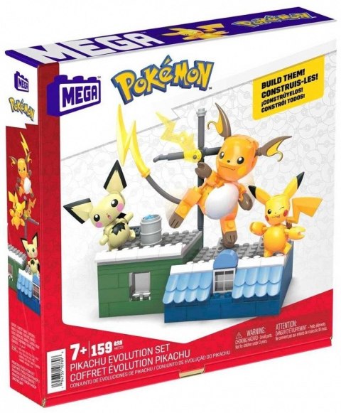 Klocki Pokemon Ewolucja Pikachu Mega Bloks Klocki Pokemon Ewolucja Pikachu Mega Bloks