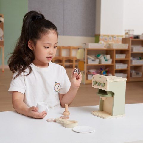 VIGA PolarB Drewniany Ekspres do Kawy Zielony + Akcesoria Viga Toys