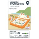 WOOPIE Tablica Magnetyczna Montessori MagPad Do Rysowania Królik Marchewka Woopie