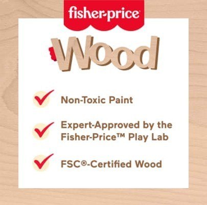Wood Drewniane cymbałki Fisher Price Wood Drewniane cymbałki Fisher Price
