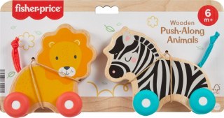 Wood Drewniane zwierzątka do pchania Fisher Price