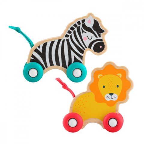 Wood Drewniane zwierzątka do pchania Fisher Price