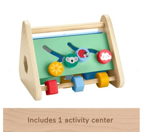 Wood Drewniany aktywny trójkąt Fisher Price Wood Drewniany aktywny trójkąt Fisher Price