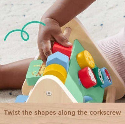 Wood Drewniany aktywny trójkąt Fisher Price Wood Drewniany aktywny trójkąt Fisher Price