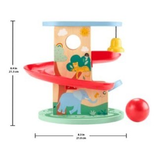 Wood Drewniany domek z kuleczką Fisher Price