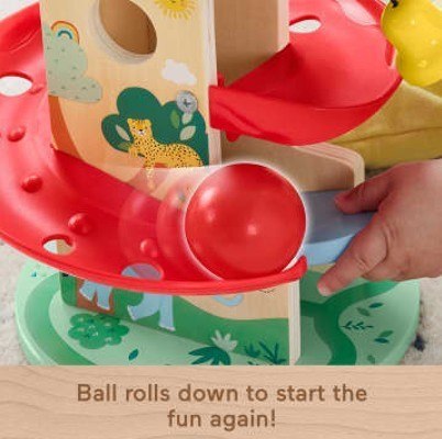 Wood Drewniany domek z kuleczką Fisher Price Wood Drewniany domek z kuleczką Fisher Price