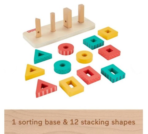 Wood Drewniany sorter kształtów Fisher Price Wood Drewniany sorter kształtów Fisher Price