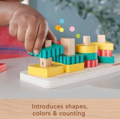 Wood Drewniany sorter kształtów Fisher Price Wood Drewniany sorter kształtów Fisher Price