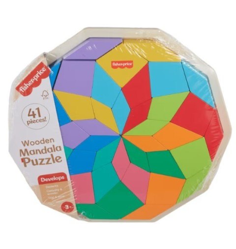 Wood Mandala Układanka Puzzle Fisher Price Wood Mandala Układanka Puzzle Fisher Price