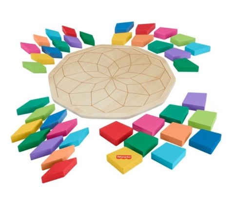 Wood Mandala Układanka Puzzle Fisher Price Wood Mandala Układanka Puzzle Fisher Price