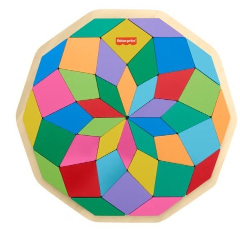 Wood Mandala Układanka Puzzle Fisher Price Wood Mandala Układanka Puzzle Fisher Price