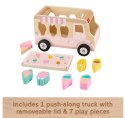 Wooden Ciężarowka z lodami sorter kształty Fisher Price
