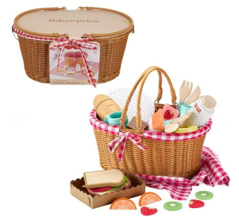 Wooden Koszyk piknikowy Fisher Price