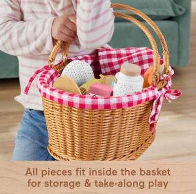 Wooden Koszyk piknikowy Fisher Price