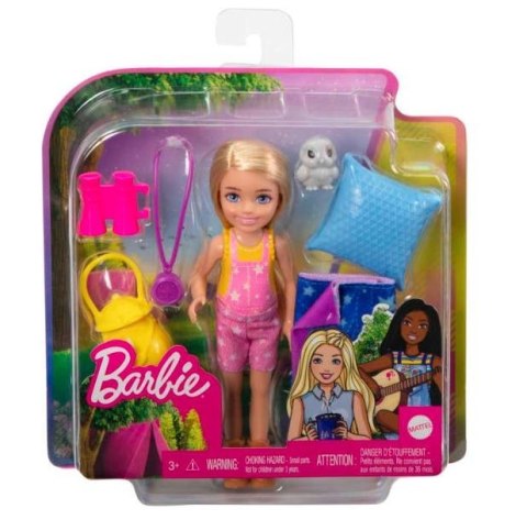Zestaw Barbie Kemping Chelsea Lalka + śpiwór Mattel Zestaw Barbie Kemping Chelsea Lalka + śpiwór Mattel