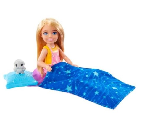 Zestaw Barbie Kemping Chelsea Lalka + śpiwór Mattel Zestaw Barbie Kemping Chelsea Lalka + śpiwór Mattel