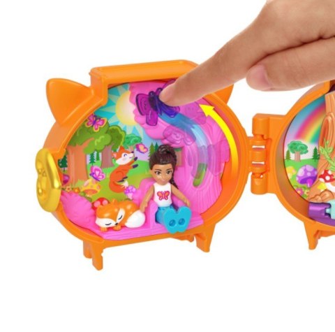 Zestaw z figurkami Polly Pocket Lalka + szop Mattel Zestaw z figurkami Polly Pocket Lalka + szop Mattel