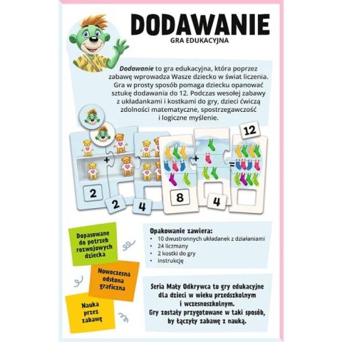 Gra Dodawanie Mały Odkrywca Trefl Gra Dodawanie Mały Odkrywca Trefl