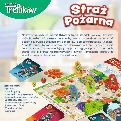 Gra Straż pożarna Rodzina Treflików Trefl