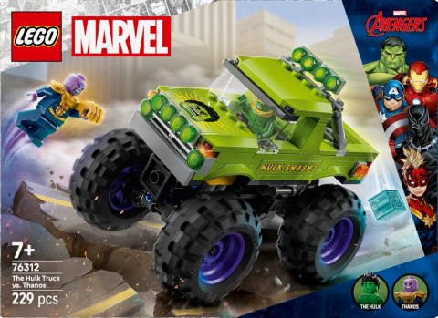 Klocki Super Heroes 76312 Monster truck Hulka kontra Thanos LEGO Klocki Super Heroes 76312 Monster truck Hulka kontra Thanos LEGO