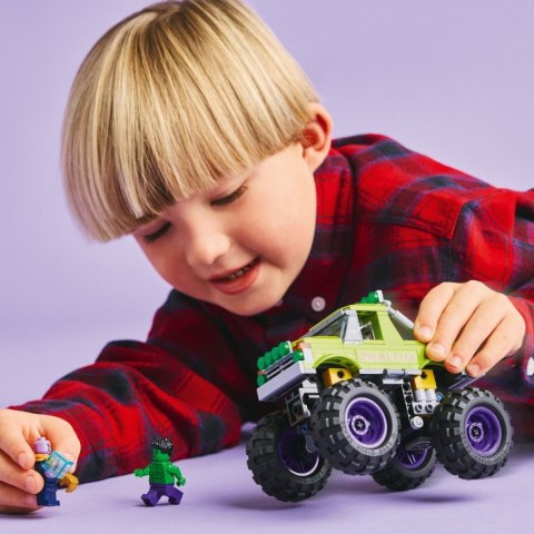 Klocki Super Heroes 76312 Monster truck Hulka kontra Thanos LEGO Klocki Super Heroes 76312 Monster truck Hulka kontra Thanos LEGO