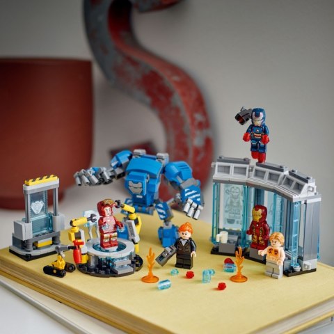 Klocki Super Heroes 76315 Laboratorium Iron Mana: Zbrojownia LEGO Klocki Super Heroes 76315 Laboratorium Iron Mana: Zbrojownia LEGO