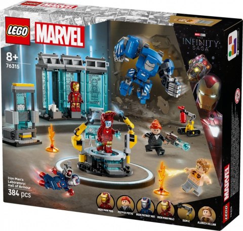 Klocki Super Heroes 76315 Laboratorium Iron Mana: Zbrojownia LEGO Klocki Super Heroes 76315 Laboratorium Iron Mana: Zbrojownia LEGO