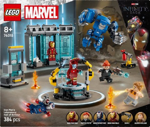 Klocki Super Heroes 76315 Laboratorium Iron Mana: Zbrojownia LEGO Klocki Super Heroes 76315 Laboratorium Iron Mana: Zbrojownia LEGO