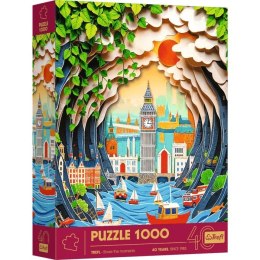 Puzzle 1000 elementów 40-lecie Paper Art Londyn Trefl