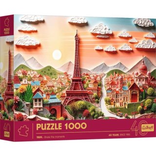 Puzzle 1000 elementów 40-lecie Paper Art Paryż Trefl