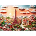 Puzzle 1000 elementów 40-lecie Paper Art Paryż Trefl