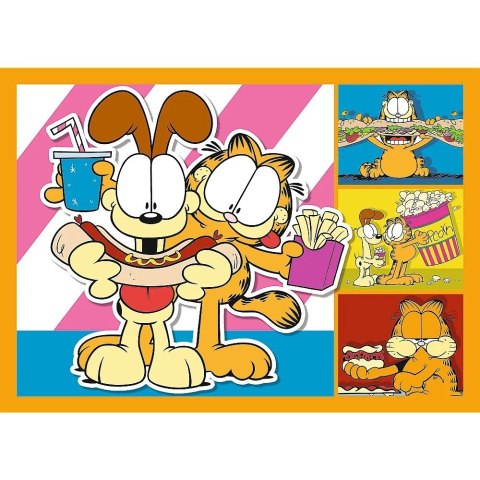 Puzzle 4w1 Garfield kocha lazanie Trefl Puzzle 4w1 Garfield kocha lazanie Trefl
