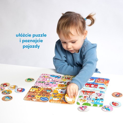 Puzzle Pojazdy małe i duże CzuCzu