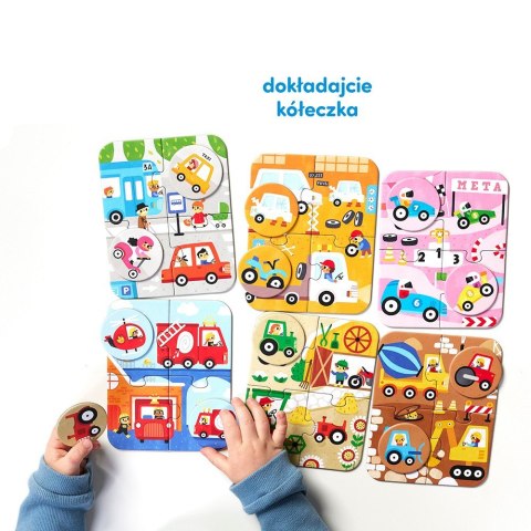 Puzzle Pojazdy małe i duże CzuCzu