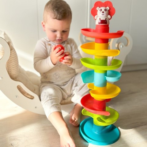 WOOPIE BABY Kulodrom Tor Kulkowy Zestaw Spirala + 6 Kulek Woopie Baby WOOPIE BABY Kulodrom Tor Kulkowy Zestaw Spirala + 6 Kulek Woopie Baby