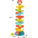 WOOPIE BABY Kulodrom Tor Kulkowy Zestaw Spirala + 6 Kulek Woopie Baby
