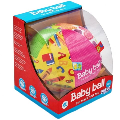 WOOPIE BABY Miękka Sensoryczna Piłka Pani Metka z Wszywkami dla Malucha + Dźwięk Woopie Baby