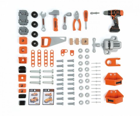 Warsztat Black + Decker Bricolo Ultimate Smoby Warsztat Black + Decker Bricolo Ultimate Smoby
