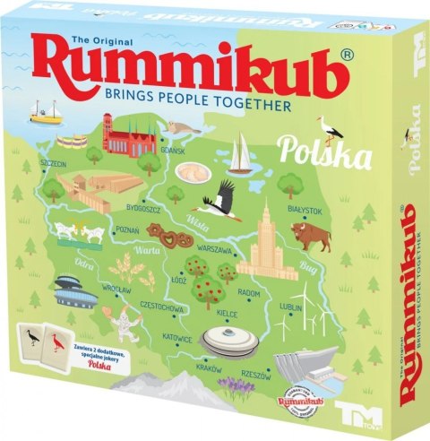Gra Rummikub Polska PL Tm Toys Gra Rummikub Polska PL Tm Toys
