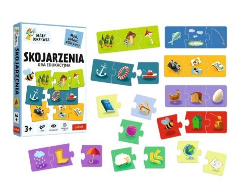 Gra Skojarzenia Mały Odkrywca Trefl Gra Skojarzenia Mały Odkrywca Trefl
