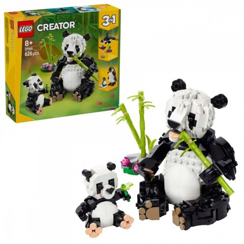 Klocki Creator 31165 Dzikie zwierzęta: rodzina pand LEGO Klocki Creator 31165 Dzikie zwierzęta: rodzina pand LEGO